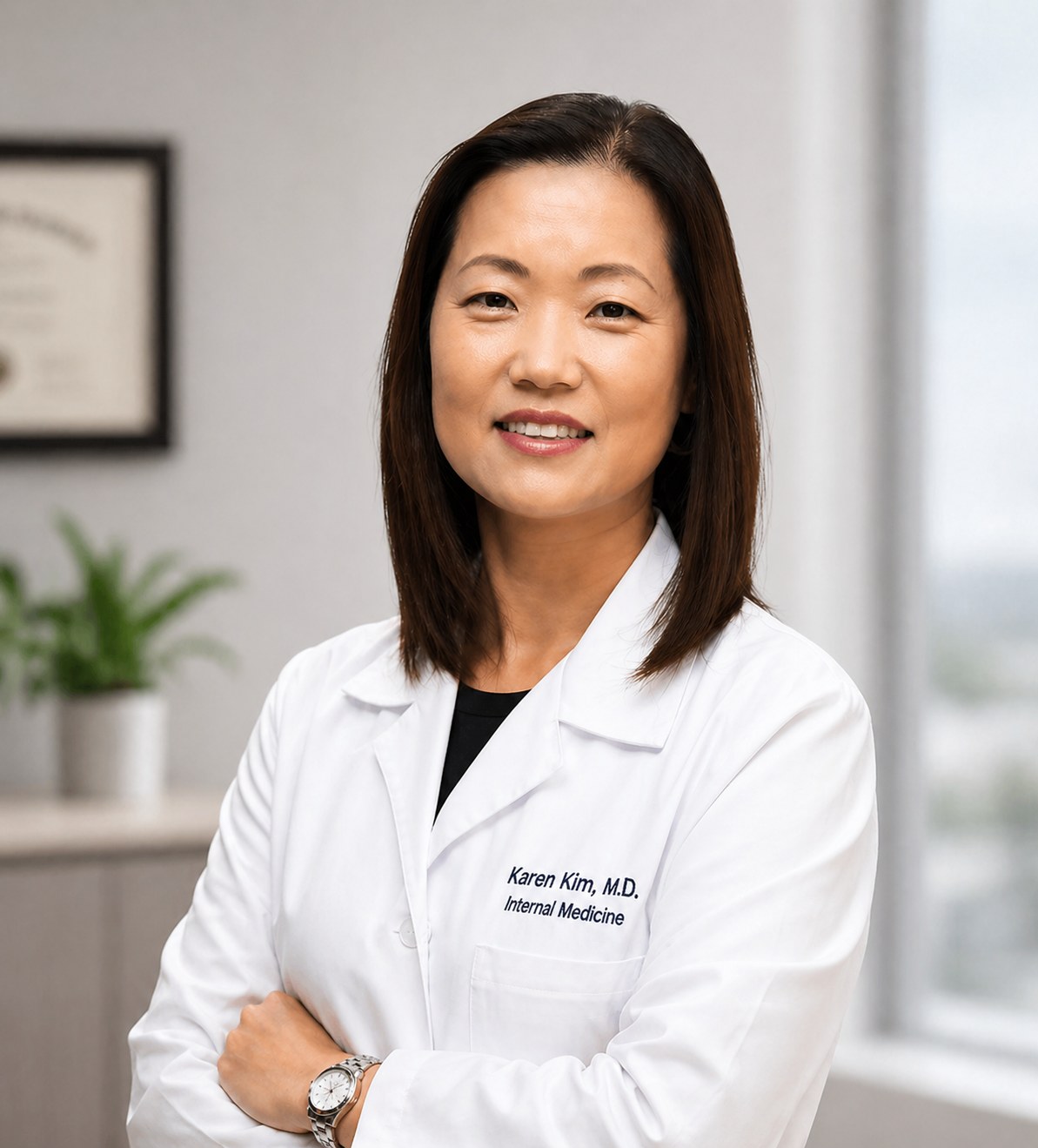 Dr. Karen Kim, M.D., Co-Founder and Medical Director of Frontline Primary Care